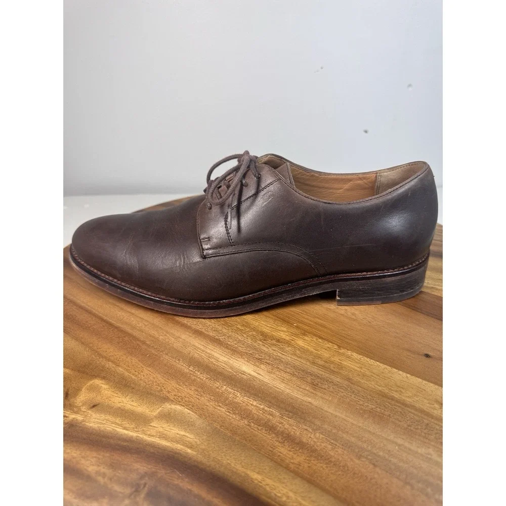 Polo Ralph Lauren Mollington Brown Leather Lace Up Shoes‎ Mens Size 11.5